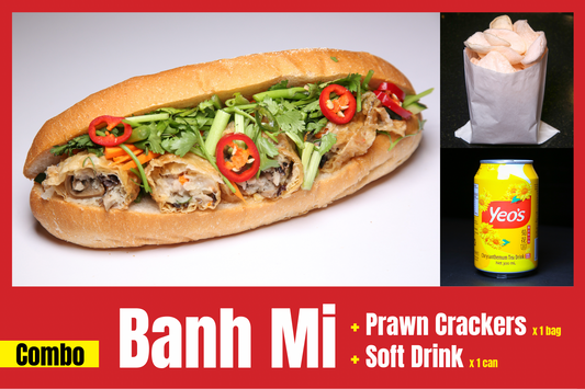CB 3. Beancurd Roll Banh Mi (Combo)