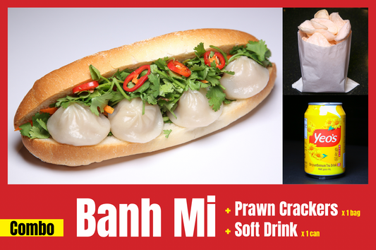 CB 4. Shanghai Dumpling Banh Mi (Combo)