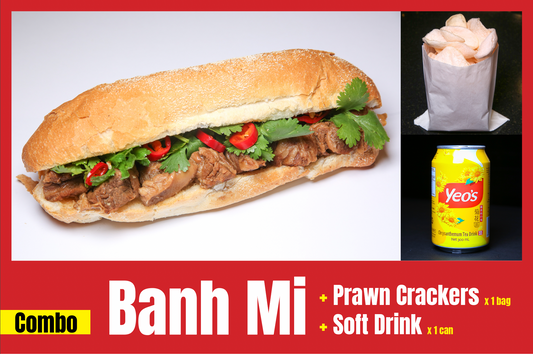 CB 12. Beef Brisket Banh Mi (Combo)