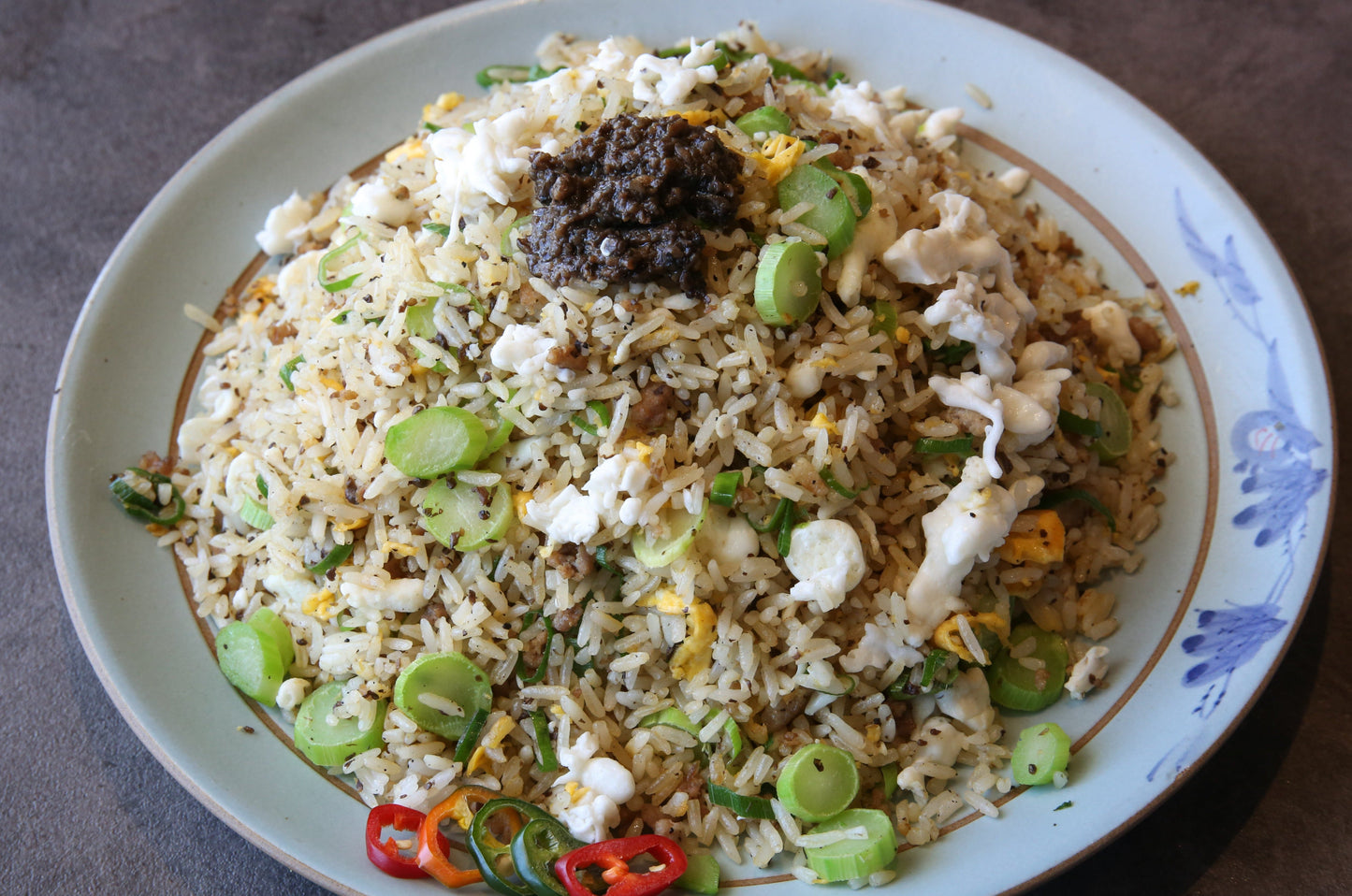 F1. Truffle Beef Fried Rice  |  黑松露牛肉粒炒饭