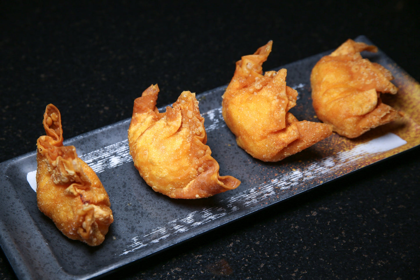 D8. Deep Fried Prawn Dumplings  |  炸虾角